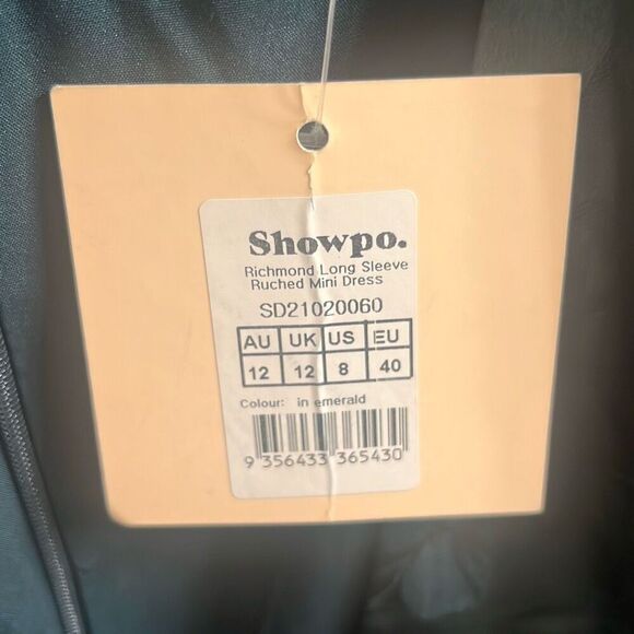 ✨Showpo. Richmond Long Sleeve Ruched Mini Sz 8 Dress✨ - Picture 9 of 10